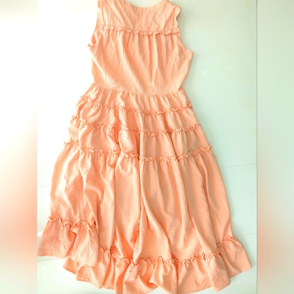 CALVIN KLEIN Ruffled Tiered Maxi Dress - Picture 2 of 7